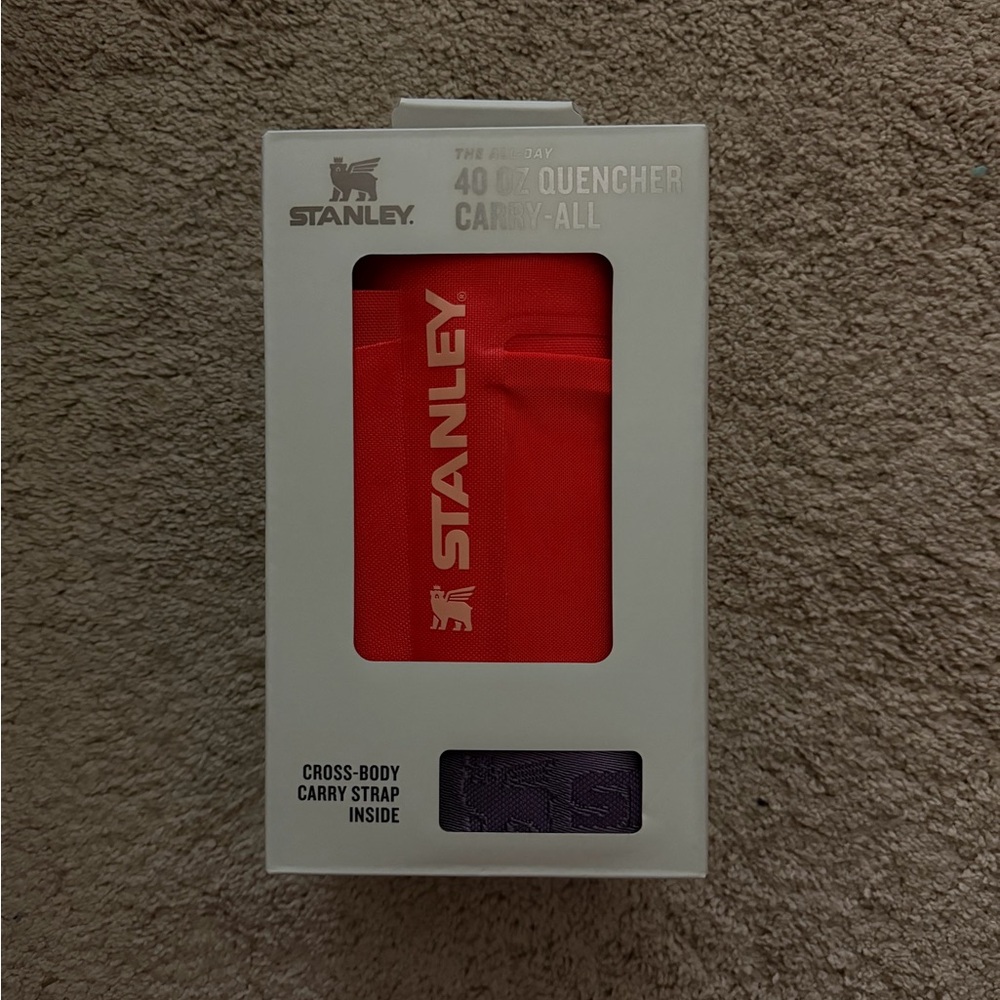 Stanley Red Carry-All with Cross-Body Strap